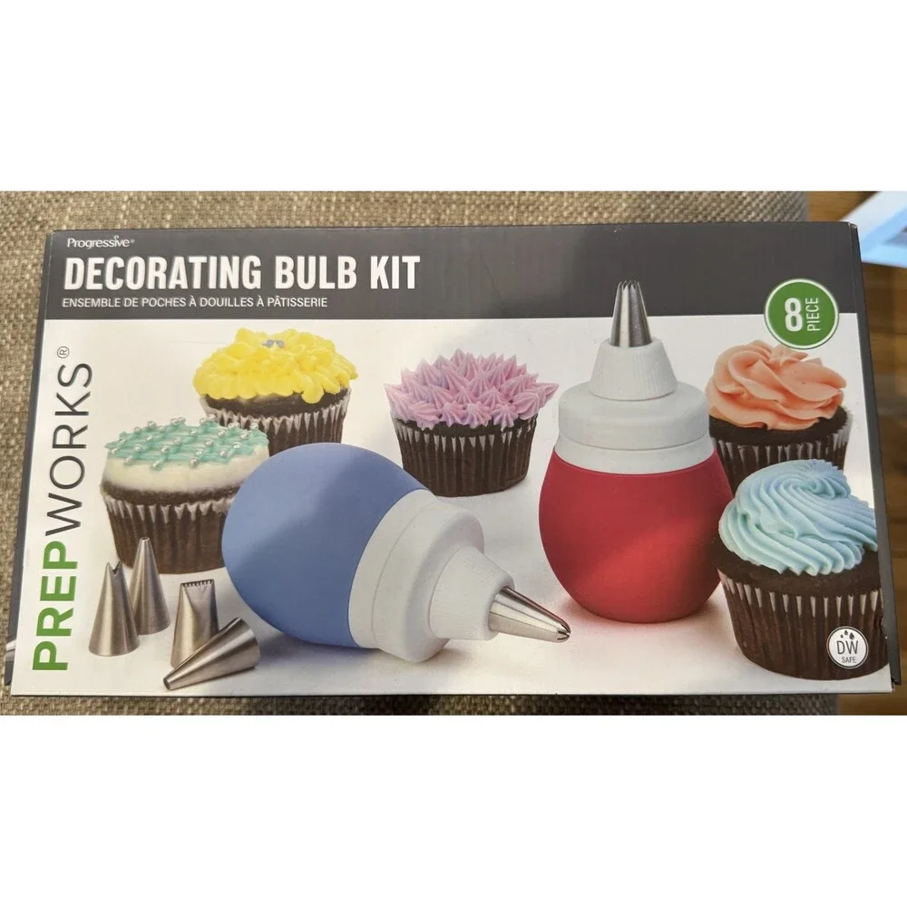 PrepWorks Decorating Kit - Complete Set for Cake, Cupcake, and Cookie Decorat...
